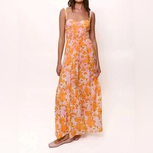 HUTCH- Stefani Maxi Dress Multi Size S